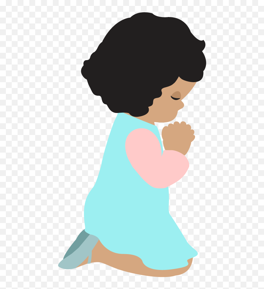 Library Of Praying Kids Clip Png Files - Pray Clipart Emoji,Kids Clipart