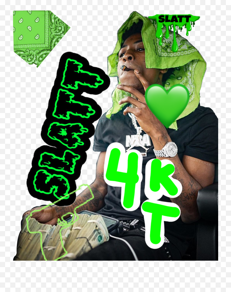 Slimegangnba Youngboyslatt Sticker By X96uejg3gs - Slime Gang Background Emoji,Nba Youngboy Logo