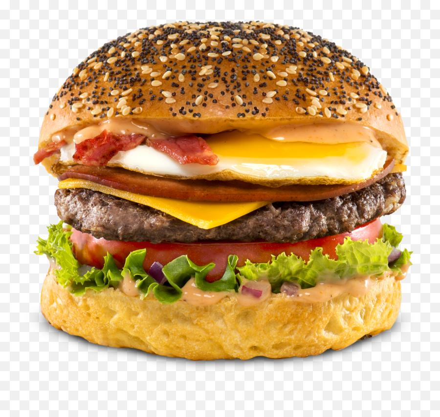 Download And Cheese Sandwich Hamburger Ham King Food Hq Png - Burger With Egg Chees And Ham Emoji,Hamburger Png
