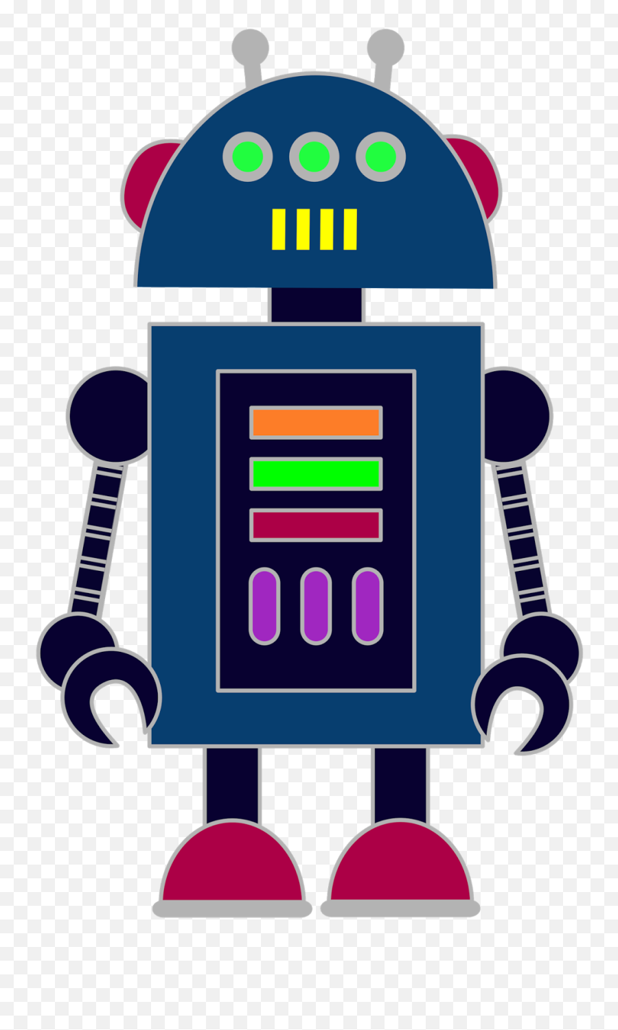 Robot Clipart Png - Robot Clipart Emoji,Robot Clipart