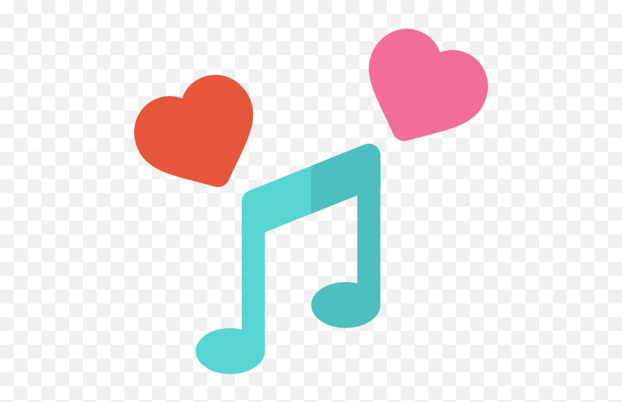 Colored Music Icon - Valentines Day Icons 2017 Emoji,Music Icon Png