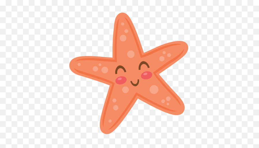 Seashell Svg Scrapbook Cut File Cute Emoji,Starfish Clipart