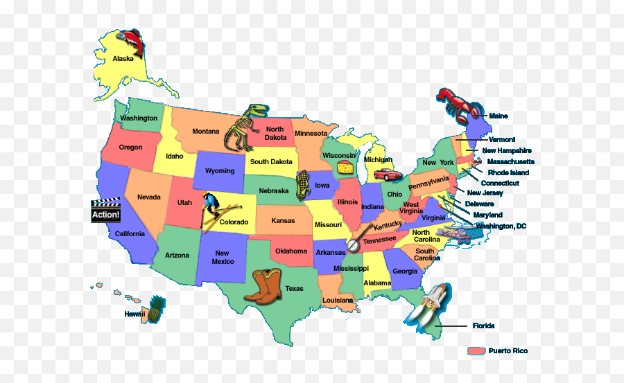 Student State Facts - Clipart Best Clipart Best Usa Map Of Fashion Emoji,Indiana Clipart
