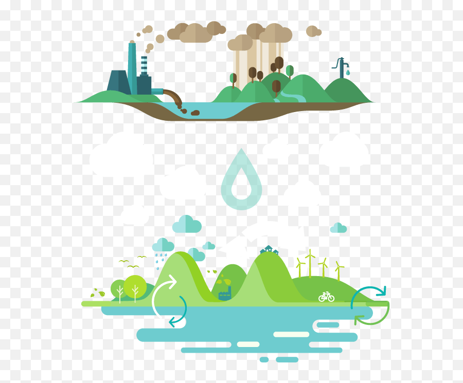 Cleaning Soil From Oil Pollution - Renewable Energy Flat Design Renewable Energy Emoji,Pollution Clipart