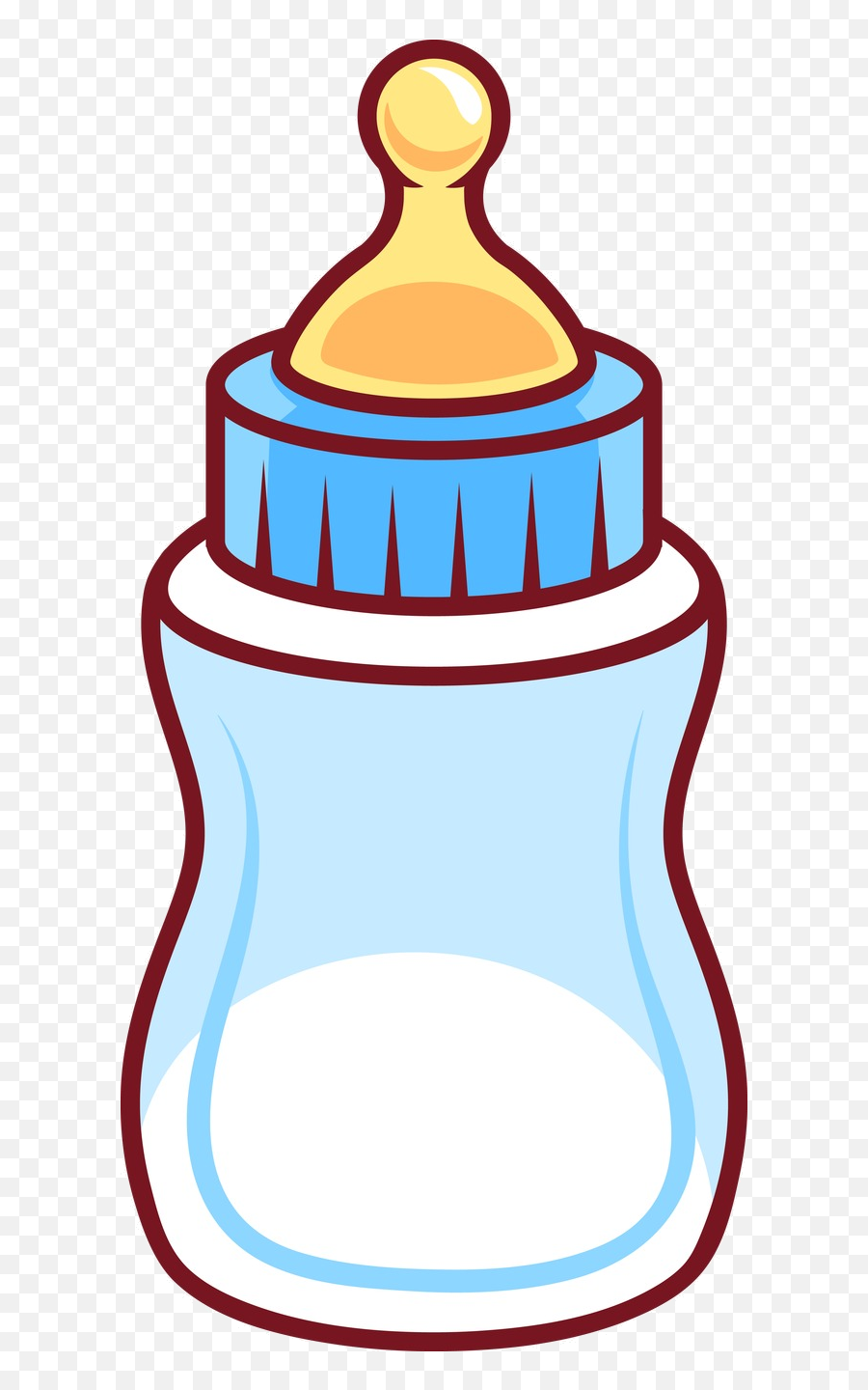 Baby Bottle Clip Art - Baby Bottle Clipart Png Emoji,Baby Bottle Clipart