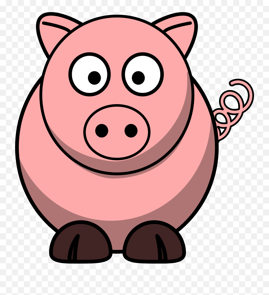 Pig Graphics Png Images - Cartoon Pig Clipart Emoji,Hog Clipart