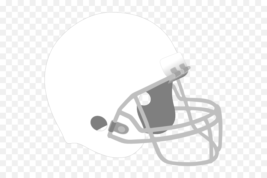 White Football Helmet Clipart - Generic Football Helmet Clipart Emoji,Football Helmet Clipart