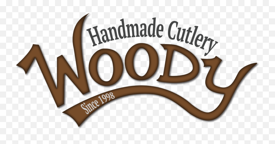 Woody Handmade Cutlery Logo Woody Handmade Knives - Language Emoji,Handmade Logo