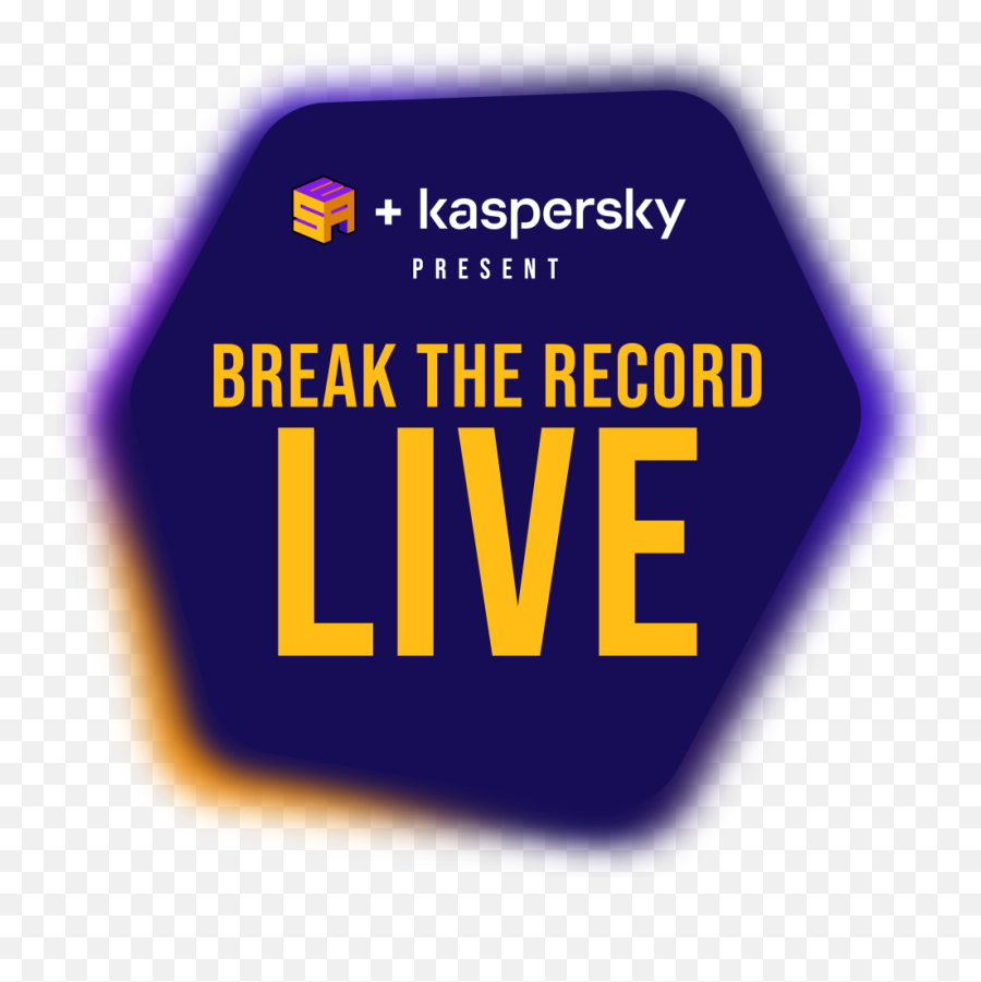 Esa X Kaspersky Present Break The - Break The Record Live Kaspersky Emoji,Doom Eternal Logo