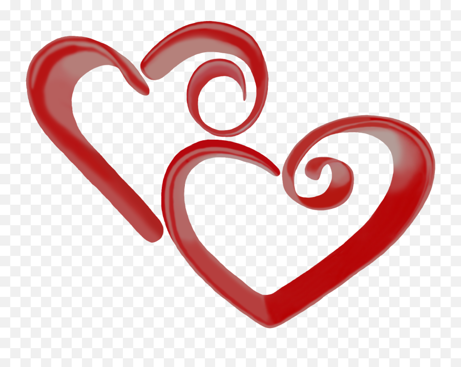 Two Swirl Hearts Clipart Free Image Download - Dessin À Graver Sur Verre Emoji,Heart Image Clipart