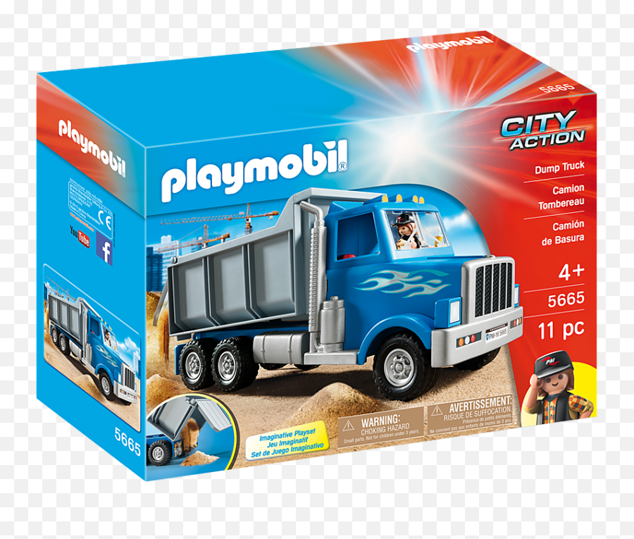 Playmobil 5665 City Action Dump Truck Emoji,Dump Truck Logo