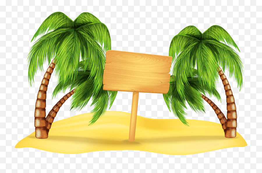 Free Beach Clipart Transparent - Beach Png Emoji,Beach Clipart
