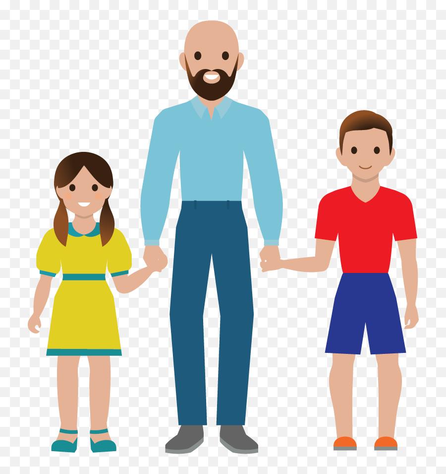 Family - Dadandtwokids U2013 Camhs Dorset Emoji,Kids Holding Hands Clipart