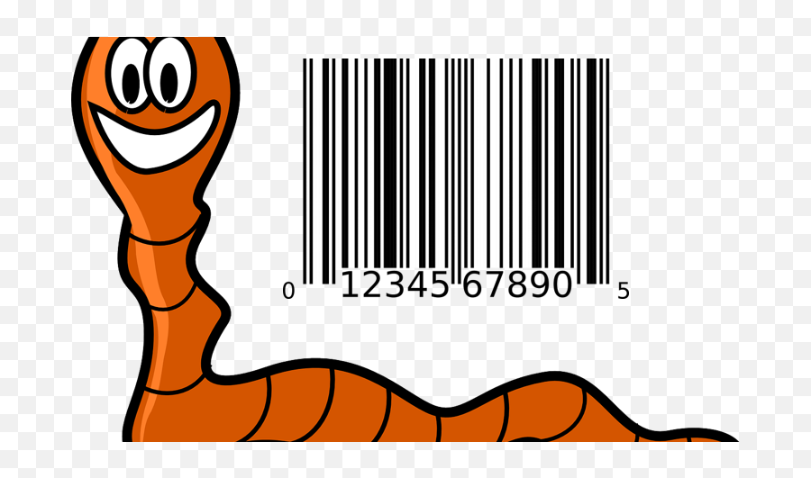 Worms Clipart Long Worm - Upc Code Emoji,Worm Clipart