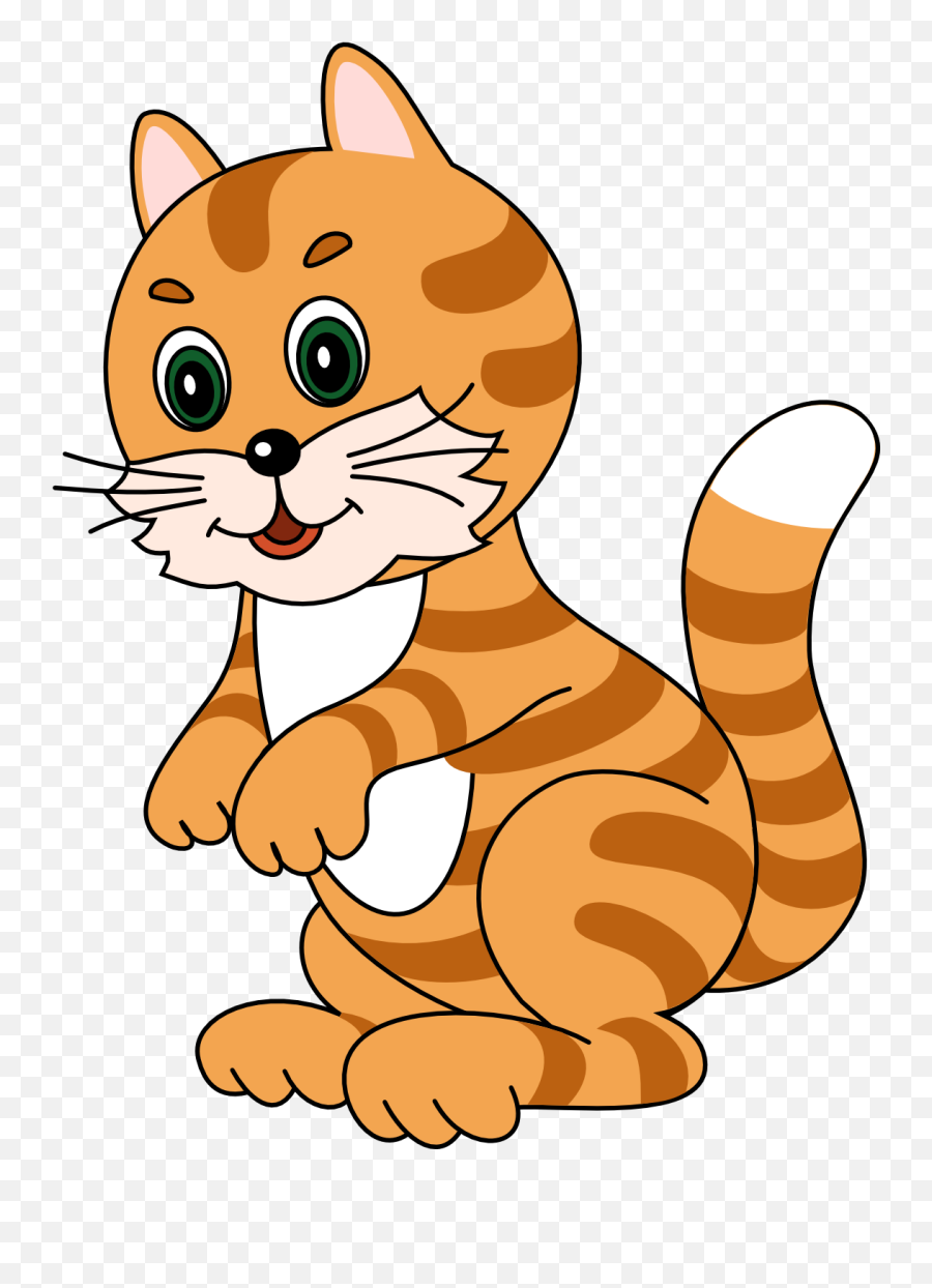 Download Hd Feline Clipart Barn Cat - Dibujos De Animales Emoji,Cool Cat Clipart