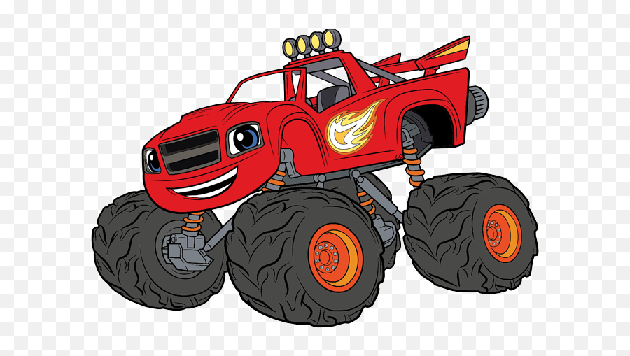 Library Of Blaze And Monster Machines - Blaze The Monster Machine Clipart Emoji,Monster Outline Clipart
