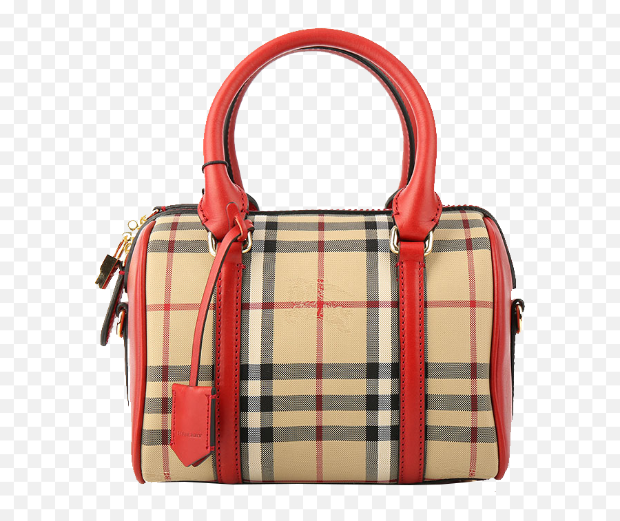 Download Burberry Fashion Leather Bag Handbag Pillow Red - Red Burberry Bag Emoji,Red Clipart