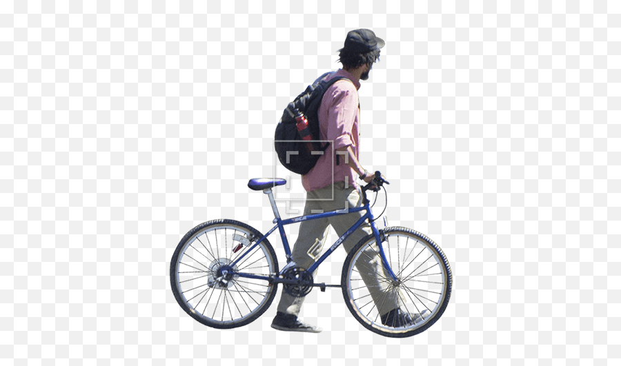 Man Walks Bike Across Street - Immediate Entourage Town Hall Emoji,Street Png