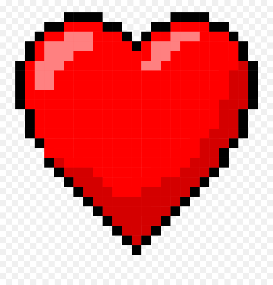 Hd Free Download - Transparent Pixel Hea 855242 Png Heart Pixel Emoji,Pixel Png