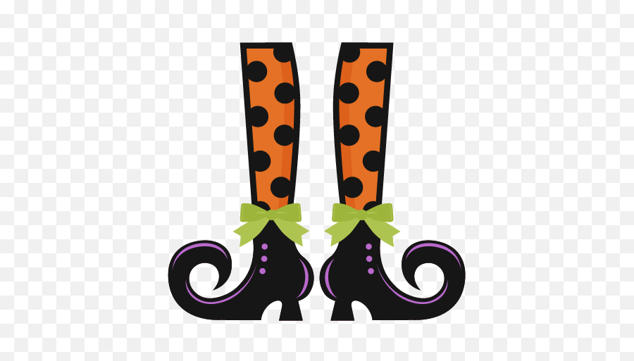 Witch Shoes Svg Scrapbook Cut File Cute - Halloween Witch Shoes Clipart Emoji,Shoes Clipart