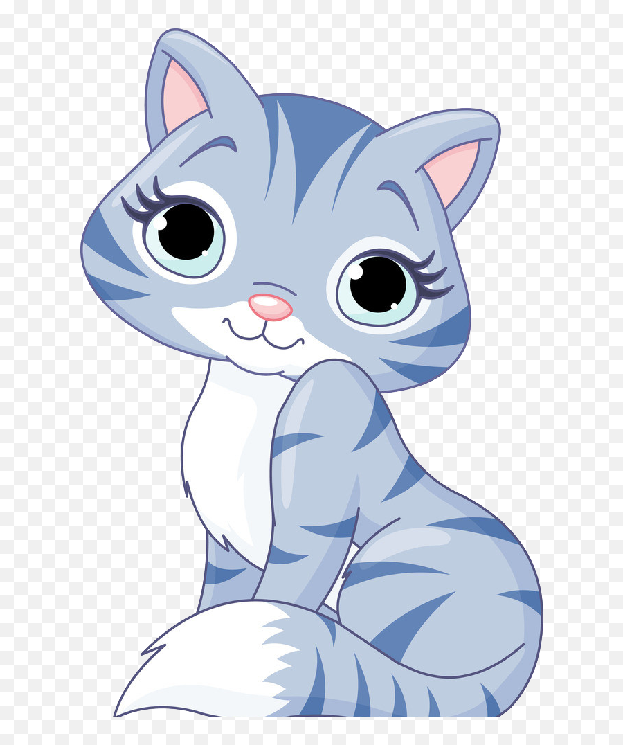 Cute Baby Cat Clipart Png Image With No - Cat Clipart High Resolution Emoji,Cute Cat Clipart
