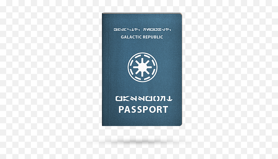 Galactic Republic Passport - Galactic Republic Passport Holder Emoji,Galactic Republic Logo