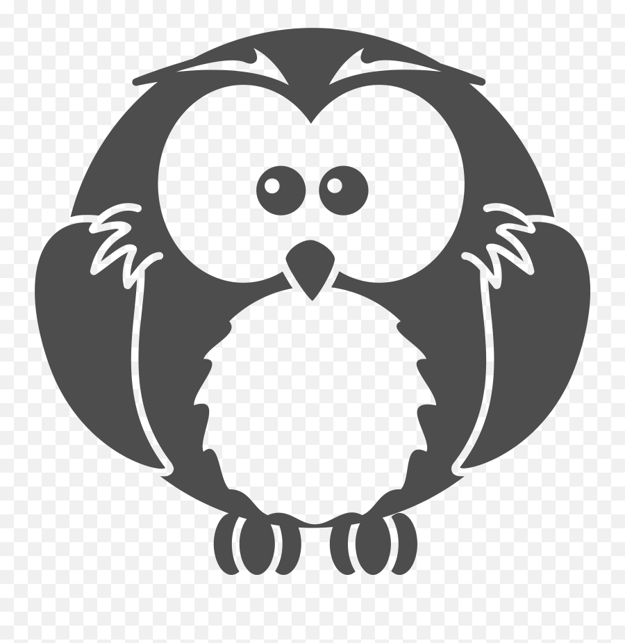Free Cartoon Owl - Owl With Headphones Clipart 800x787 Owl Black And White Vector Png Emoji,Headphones Clipart