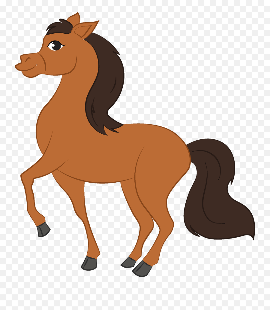 Horse Clipart - Horse Creazilla Vector Emoji,Horse Clipart