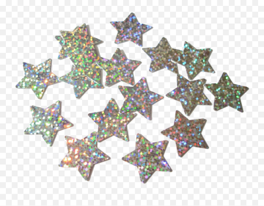 Stars Glitter Png Holographic Y2k Stickers Starlord And Emoji,Glitter Star Png