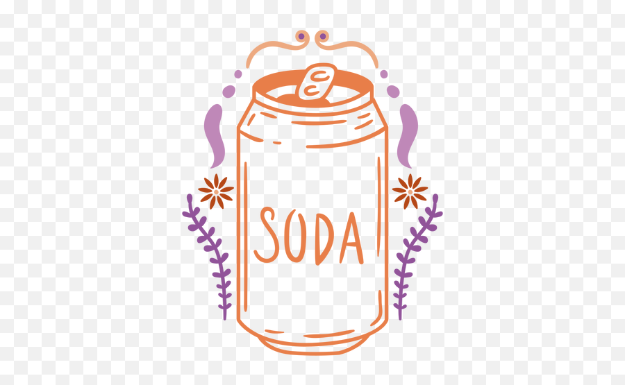 Ornamented Soda Can Filled Stroke Transparent Png U0026 Svg Vector Emoji,Soda Cans Clipart