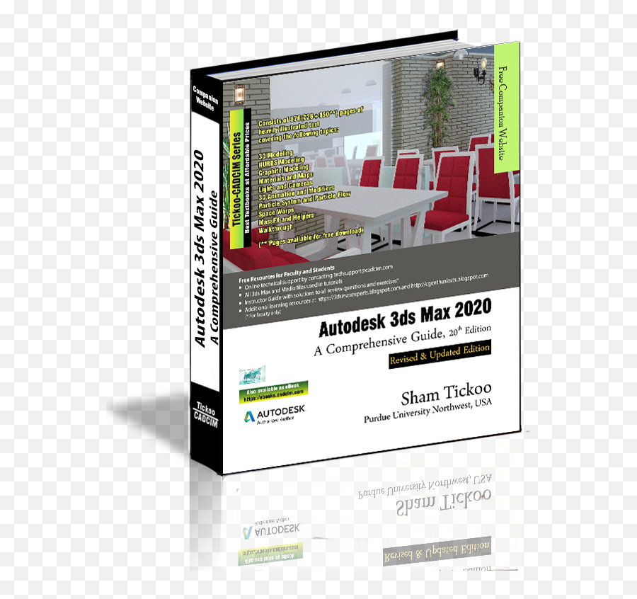 Autodesk 3ds Max 2020 A Comprehensive Guide Book By Prof Emoji,3ds Max Logo Png