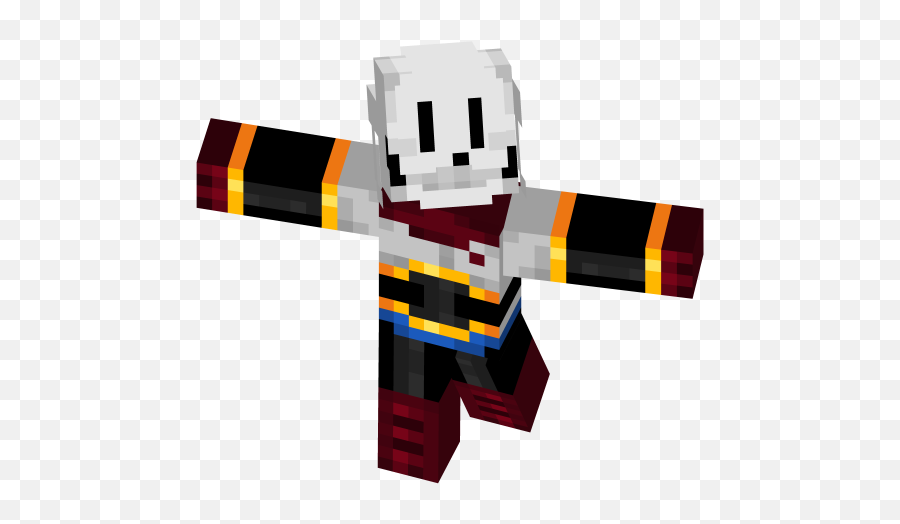 Undertale Papyrus Skin - Textures And Skins Mineimator Forums Emoji,Undertale Papyrus Png
