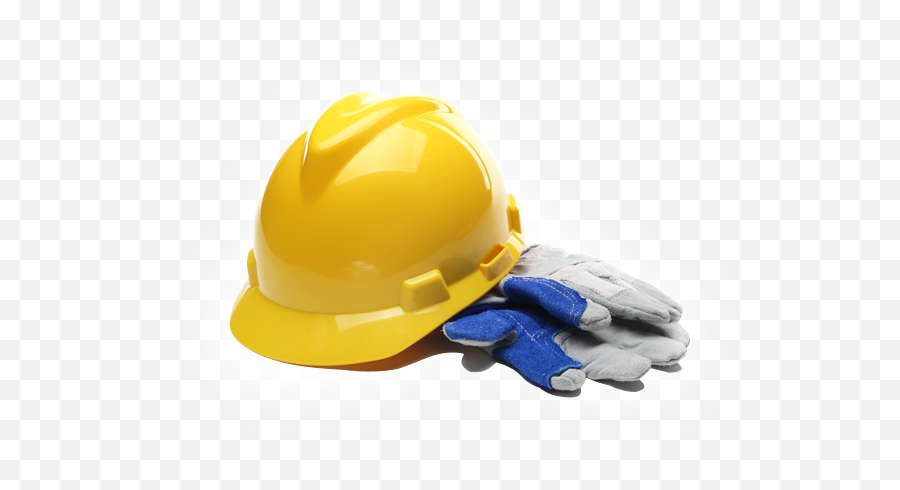 Safety Equipment Png Clipart Png Mart - Safety Helmet And Gloves Emoji,Construction Worker Clipart