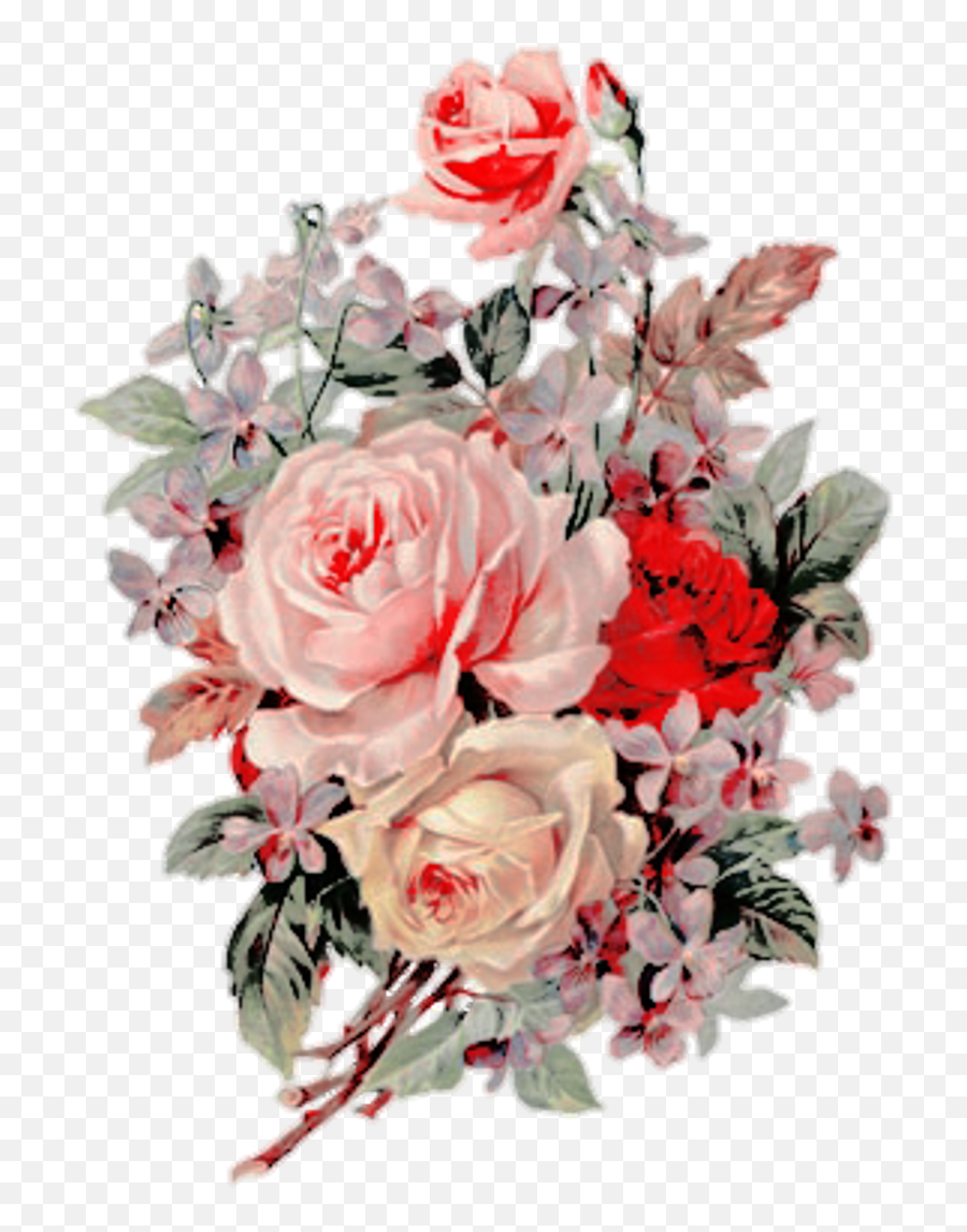 Flores Vintage Png - Floral Emoji,Vintage Png