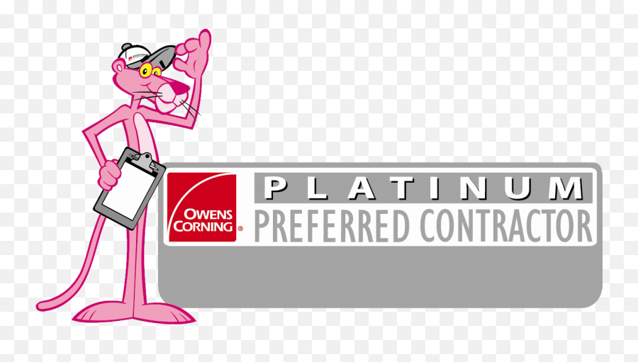 Roofers Northwest Arkansas Home Quality Assurance Roofing - Transparent Png Platinum Preferred Contractor Owens Corning Logo Emoji,Contractor Logo