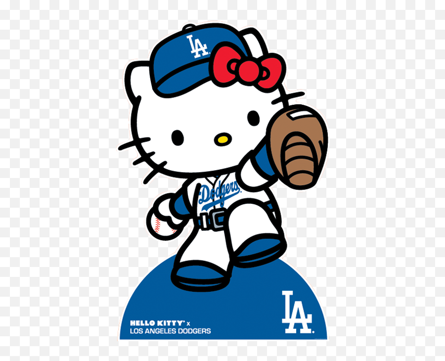 Dallas Cowboys Clipart Hello Kitty - Hello Kitty Dodgers Emoji,Hello Kitty Clipart