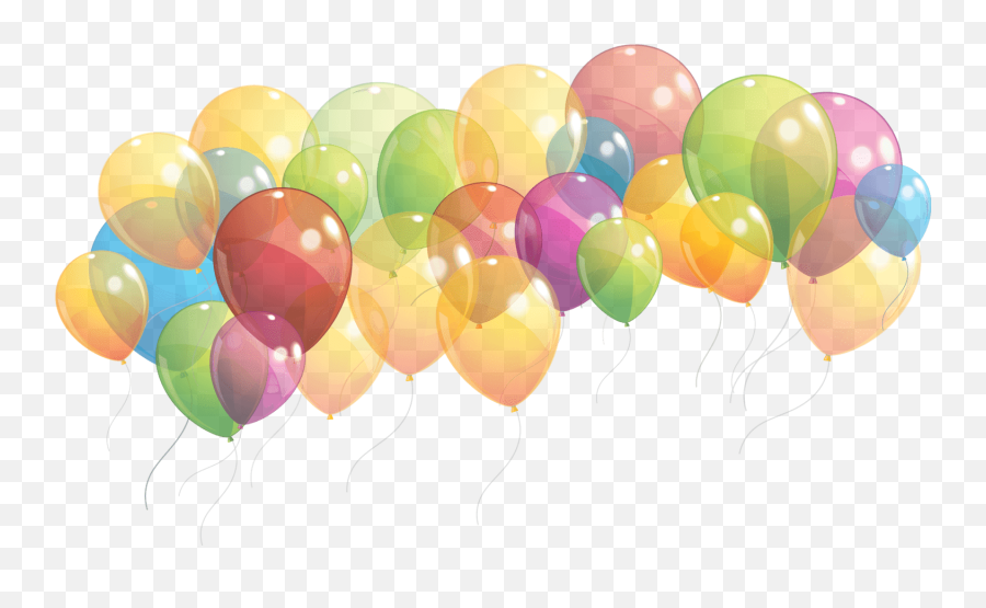 Balloons No Background - Balloons Birthday Png Emoji,Birthday Balloons Png