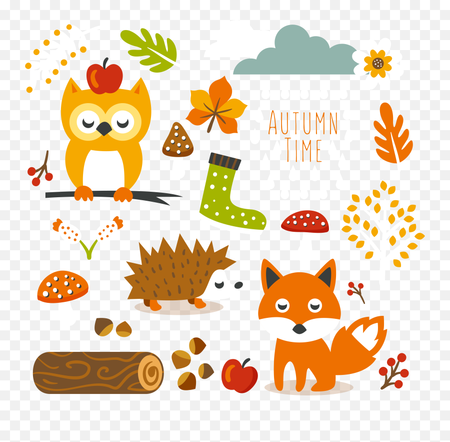 Cute Animal Clipart Png Transparent - Vector Graphics Emoji,Animal Clipart