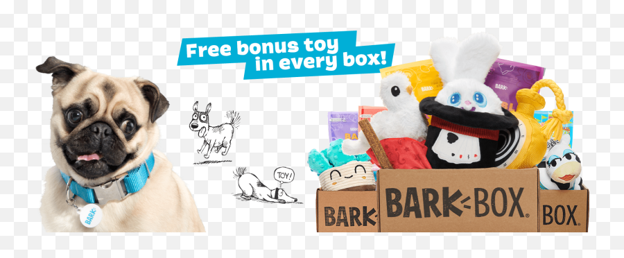 Barkbox - Bark Box 420 Pug Emoji,Toys Png