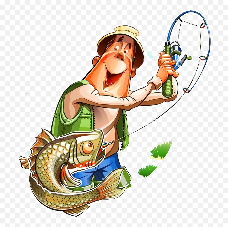 Fishing Rod Png - Fisherman Vector Emoji,Fisherman Clipart