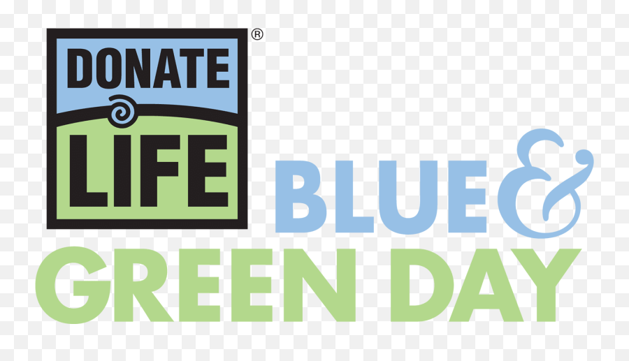 National Donate Life Blue Green Day - Donate Life Blue And Green Day Emoji,Green Day Logo