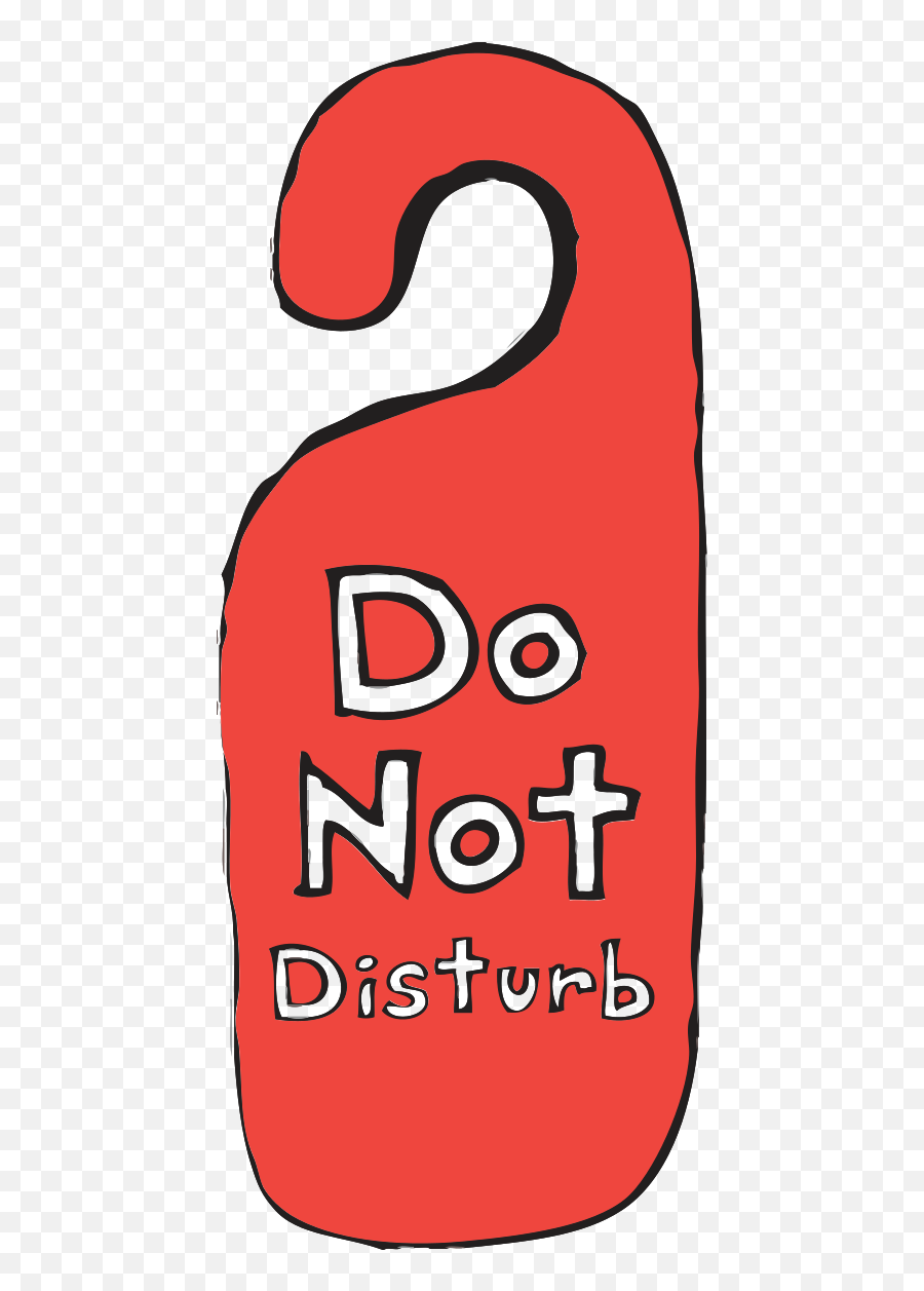 Not Disturb Hand Drawn 1199541 Png - Dibujo Cartel De No Molestar Emoji,Do Not Sign Png