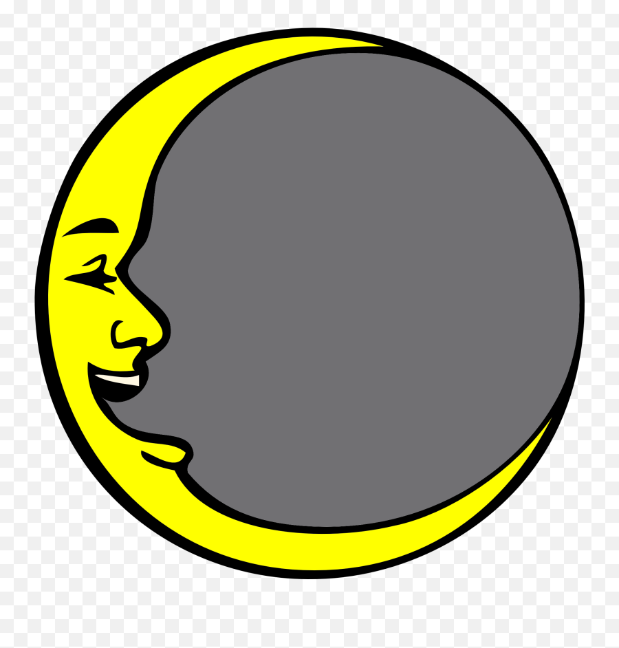 Laughing Moon Face Clipart - Laughing Moon Emoji,Laughing Clipart
