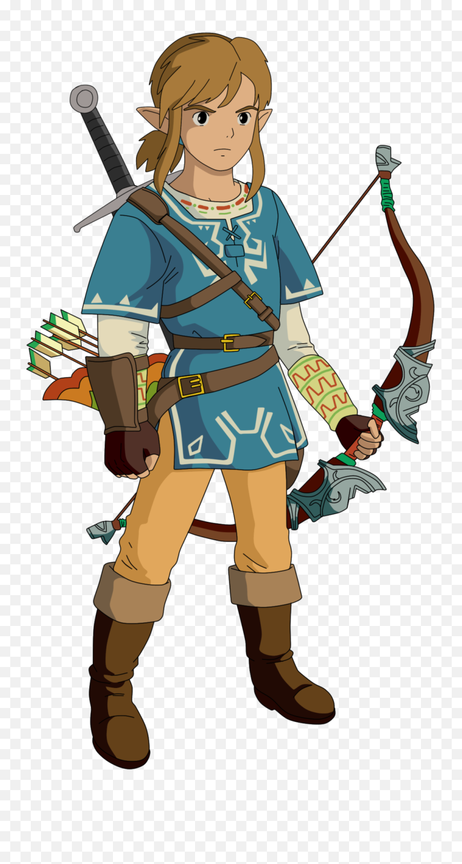 Page 1 - Zerochan Anime Image Board Transparent Breath Of The Wild Link Emoji,Breath Of The Wild Link Png