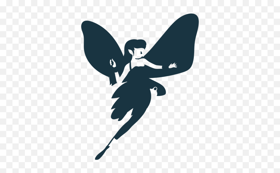 Vector Graphics Encapsulated Postscript Portable Network - Siluetas De Personajes De Fantasía Emoji,Fairy Wings Clipart