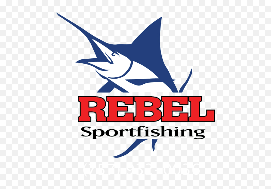 Rebel Sportfishing Logo Fishing Charters Virginia Beach - Fishing Emoji,Fishing Logo