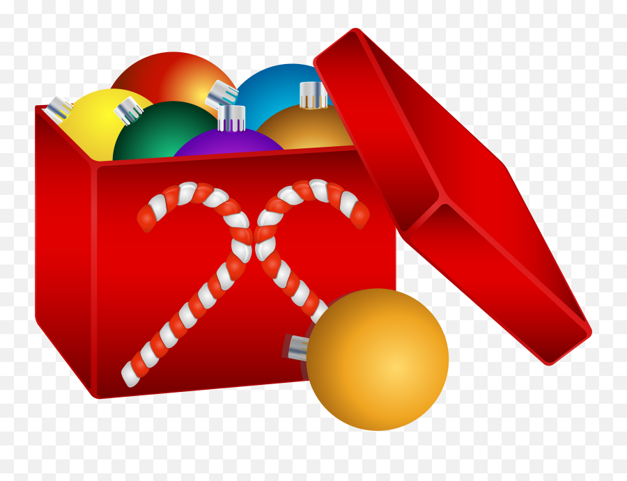 Box Clipart Ball - Christmas Day Full Size Png Download Emoji,Christmas Day Clipart