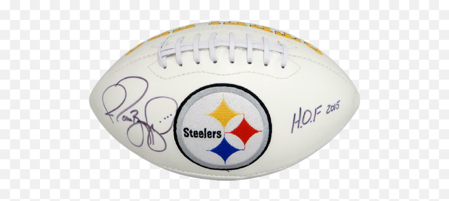 Jerome Bettis Pittsburgh Steelers Signed Pittsburgh Steelers Logo Football With Hof Jsa Coa Emoji,Steelers Logo Images