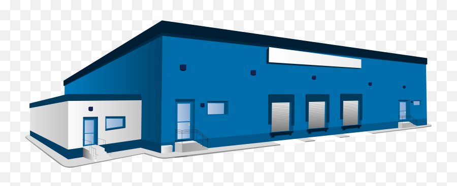 Factory Building Vector Png Transparent - Food Factory Building Clipart Emoji,Factory Clipart