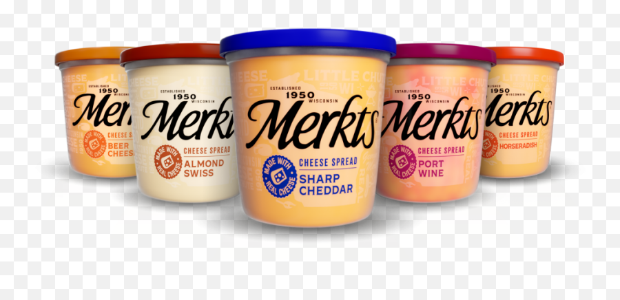 Merkts Cheese Spread - A Wisconsin Tradition Since 1950 Emoji,Cheddar Logo